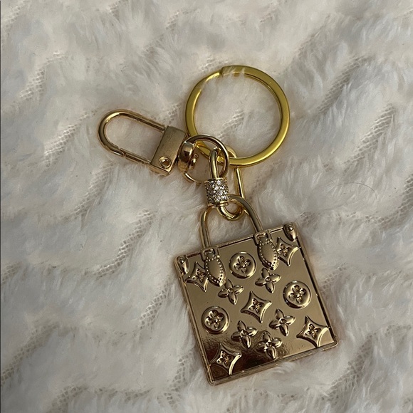 Louis Vuitton Accessories - Authentic Louis Vuitton Charm on Unbranded Keychain Fob Purse Charm